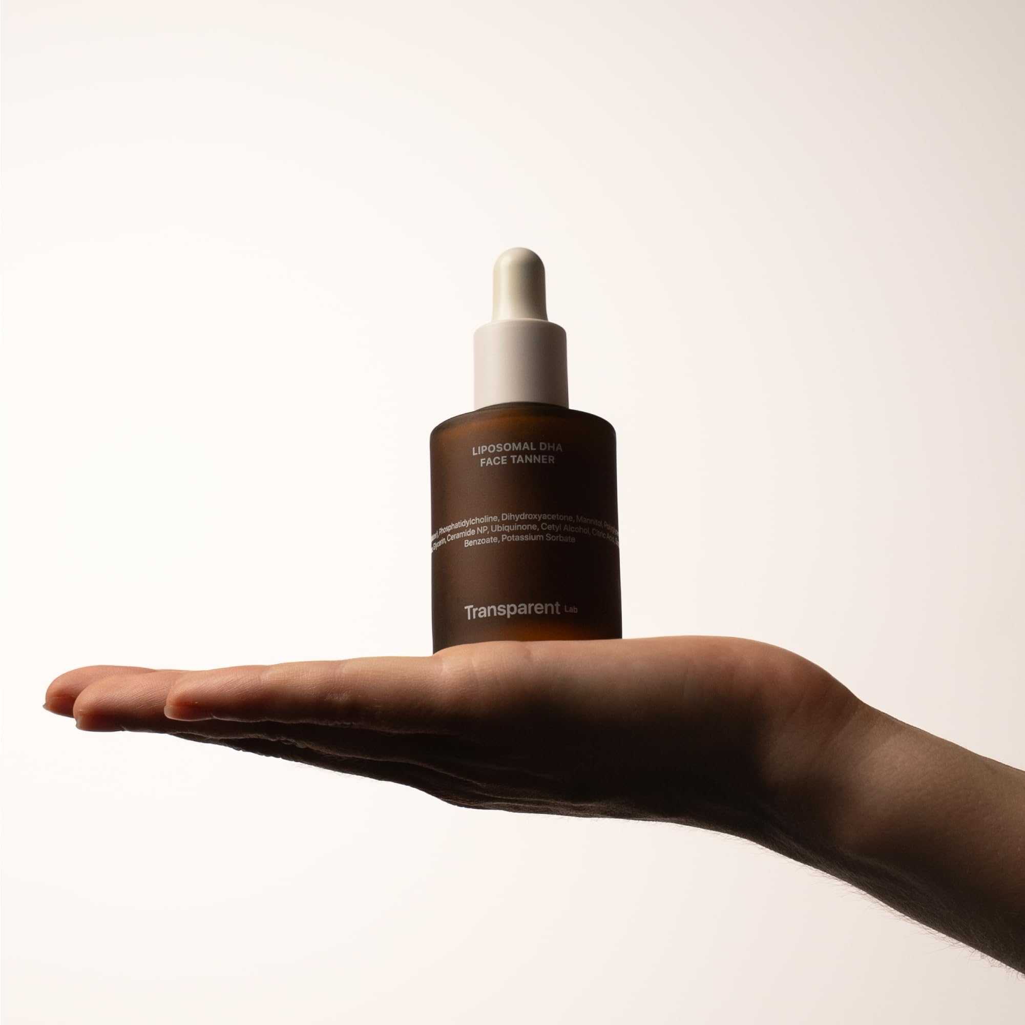Transparent Lab Liposomal DHA Face Tanner 30 ml – Autobronceador Facial Progresivo con 6% DHA Encapsulado, Bronceado Natural sin Sol, Efecto Glow Uniforme y Larga Duración