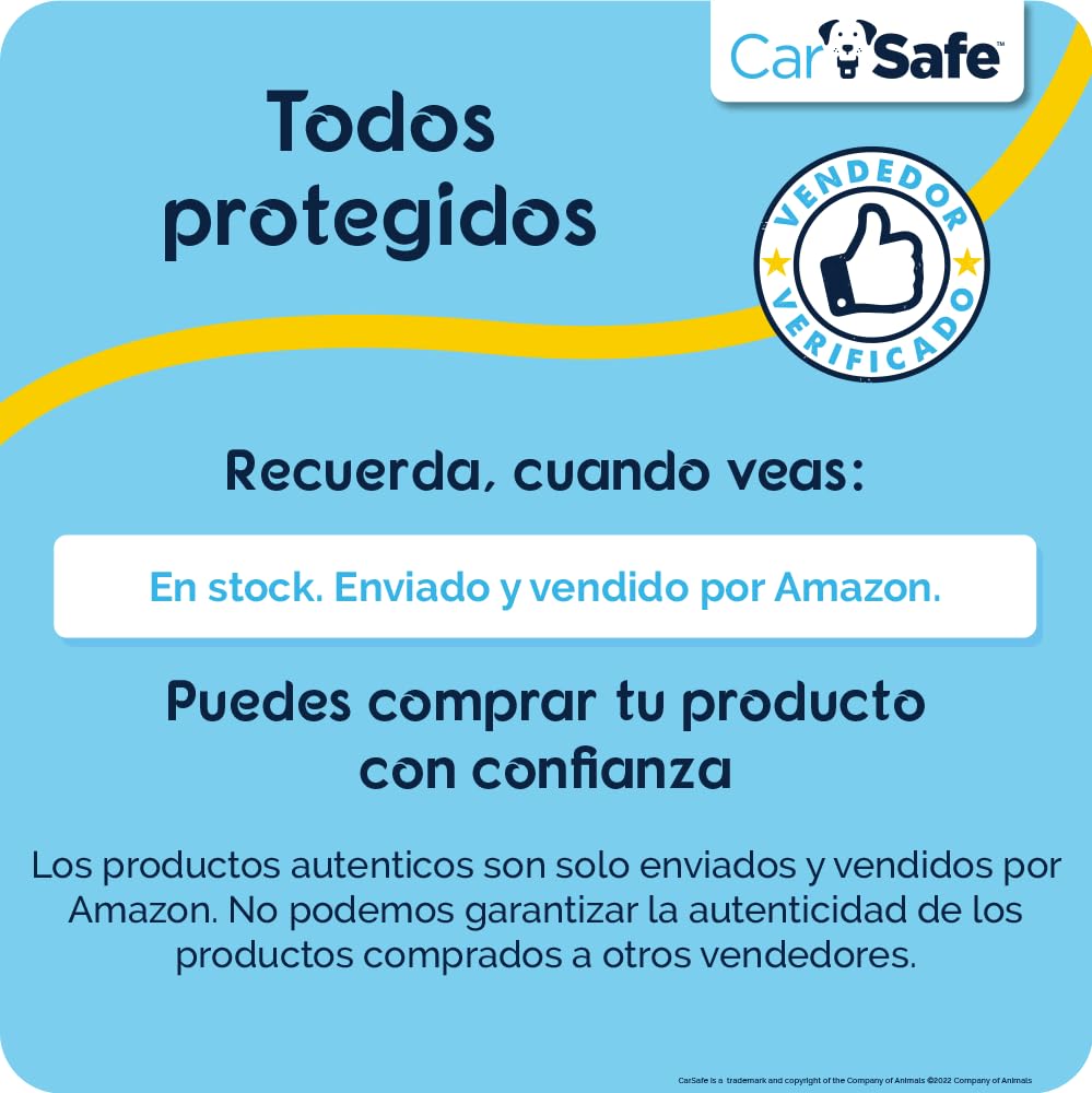 Arnés de seguridad a prueba de colisiones, certificado hasta 32 kg, sujeción segura para el perro en el coche, diseño cómodo y acolchado, para perros extra-pequeños, pequeños, medianos y grandes.