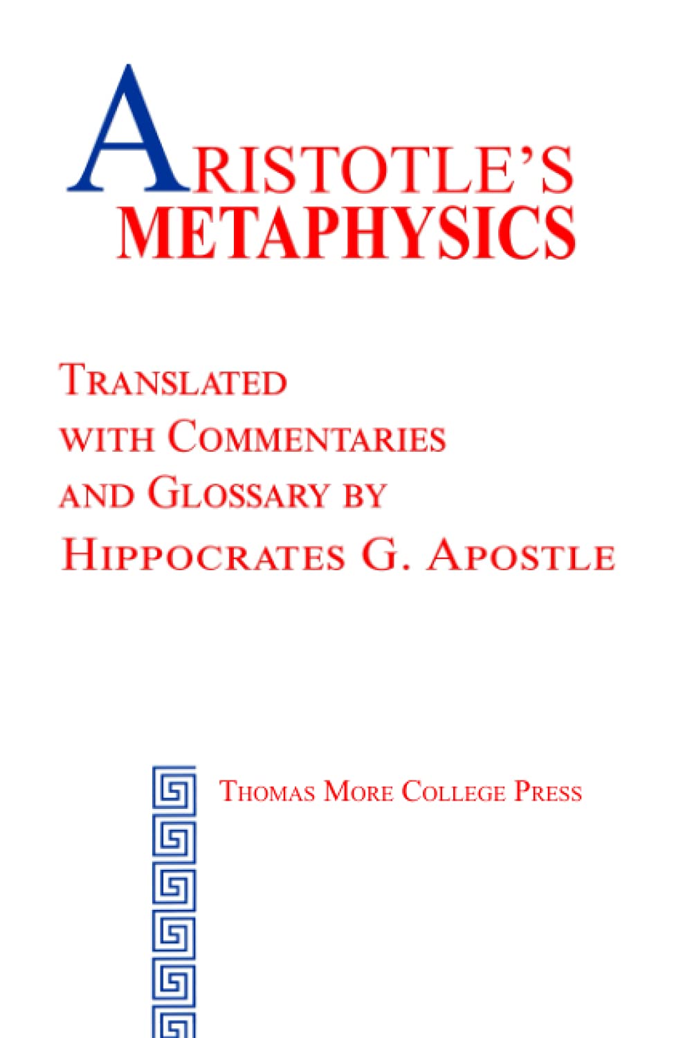 Aristotle's Metaphysics Paperback – Import, 26 June 2021