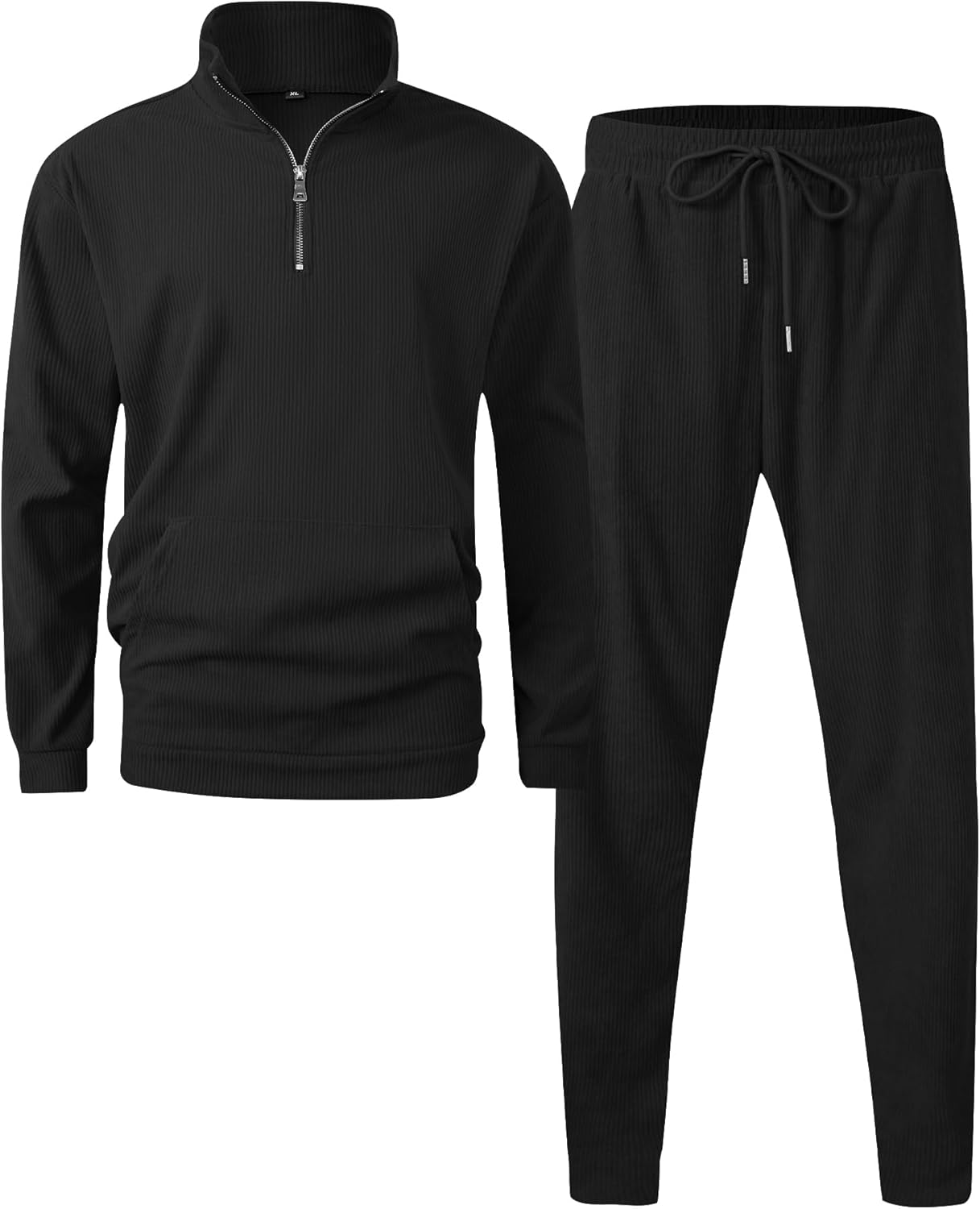LecGee Men’s Tracksuit 2 Piece Quarter Zip Sweatsuit Sets Corduroy Polo Sweatsuit Jogging Suits Fall Casual Outfits LecGee Men’s Tracksuit 2 Piece Quarter Zip Sweatsuit Sets Corduroy Polo Sweatsuit Jogging Suits Fall Casual Outfits