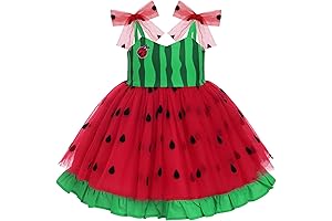 Toddler Kids Baby Girls Coco Melon Costume Holiday Tulle Tutu Birthday Party...