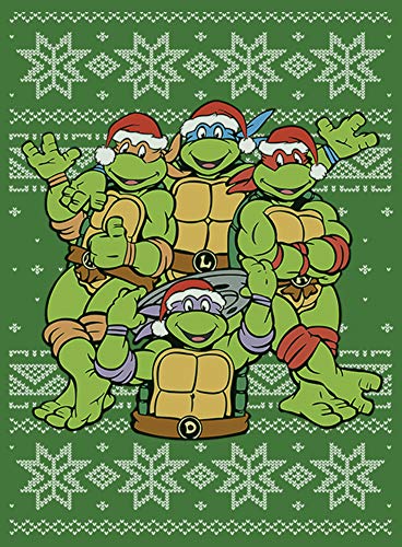 Fifth Sun Teenage Mutant Ninja Turtles Ugly on Top Mens Pullover Crew Fleece2