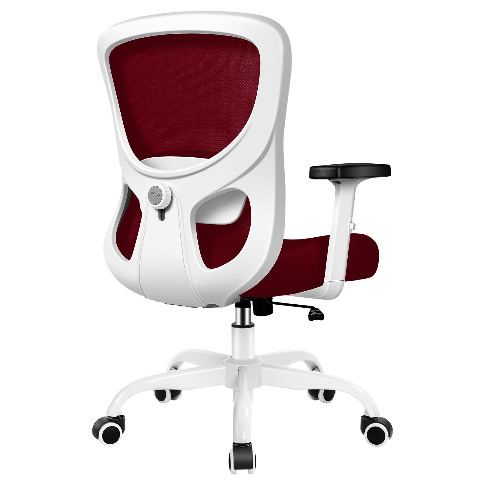 Razzor Office Chair Ergonomic Desk Chair with Adjustable Lumbar Support, Swivel Comfy Computer Chair Heavy Duty Executive Chair for Home Office