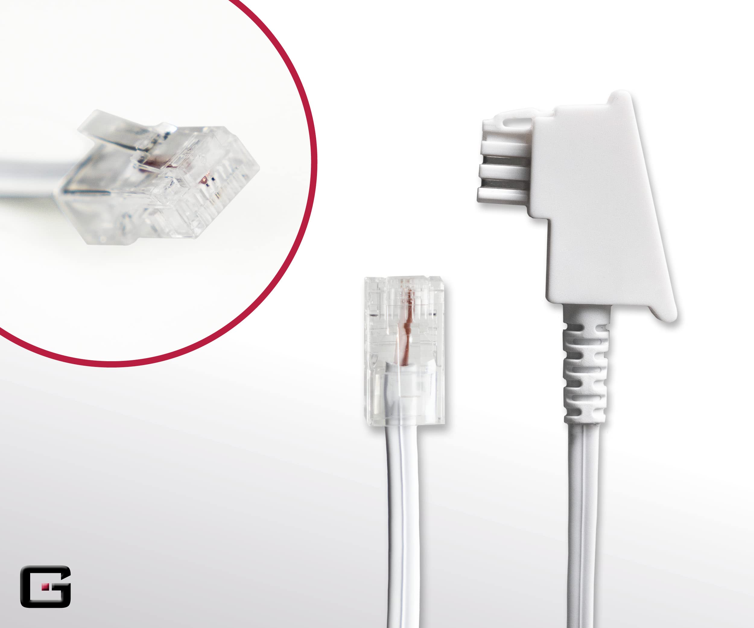 Ethernet Duplicatore Goobay 93057 Adattatore T - Spina RJ45 (8P8C) > 2 Prese RJ45 (8P8C Sdoppiatore Cavo Di Rete - Foto 2