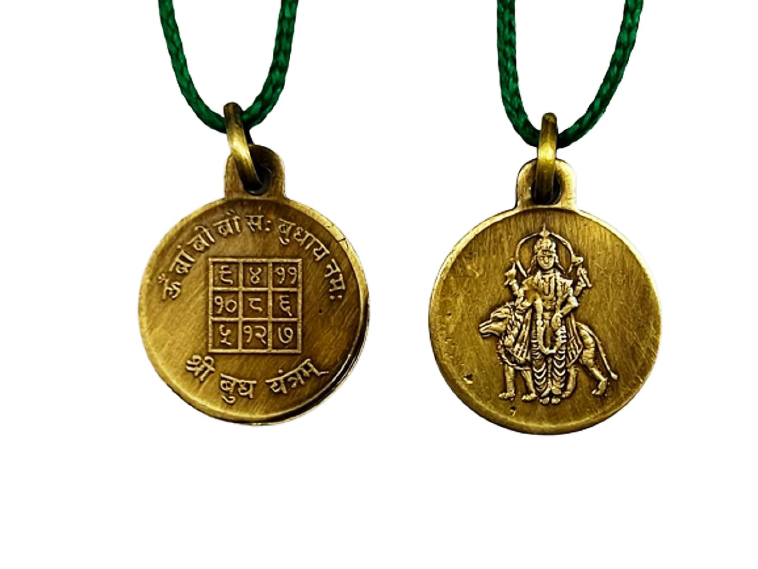 numeroastroShri Budh Yantra Locket | Pendant In Pure Brass (Oxidized Finish) (6 Grams Approx) (1 Pc)-image-25