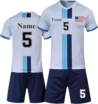 LAIFU Custom Soccer Jersey Kids Youth Personalized Soccer Shorts Set Men Women Training Uniform