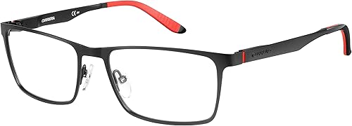 Carrera Mens 8811 Rectangular Prescription Eyewear Frames