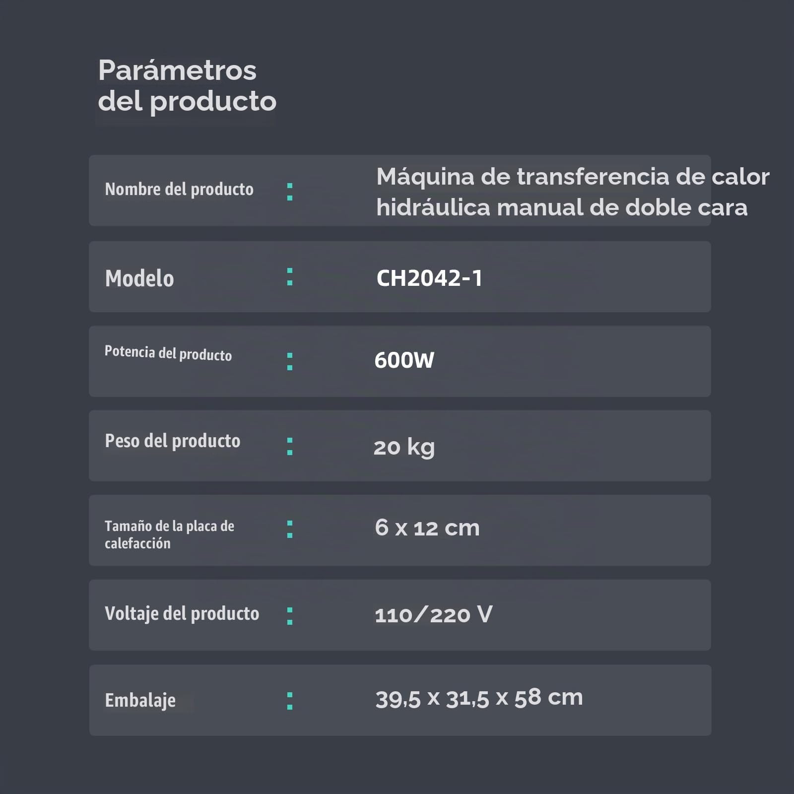 5T Prensa De Calor Hidráulica Manual, Máquina de extracción de colofonia de doble placa calefactora 6x12cm EU, Control De Temperatura Digital (0-250 °C), Para Hogar Y Comercial