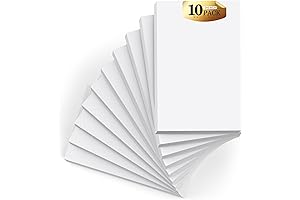 Small Mini Note Pads 3x5, Pack of 10 for Work/School