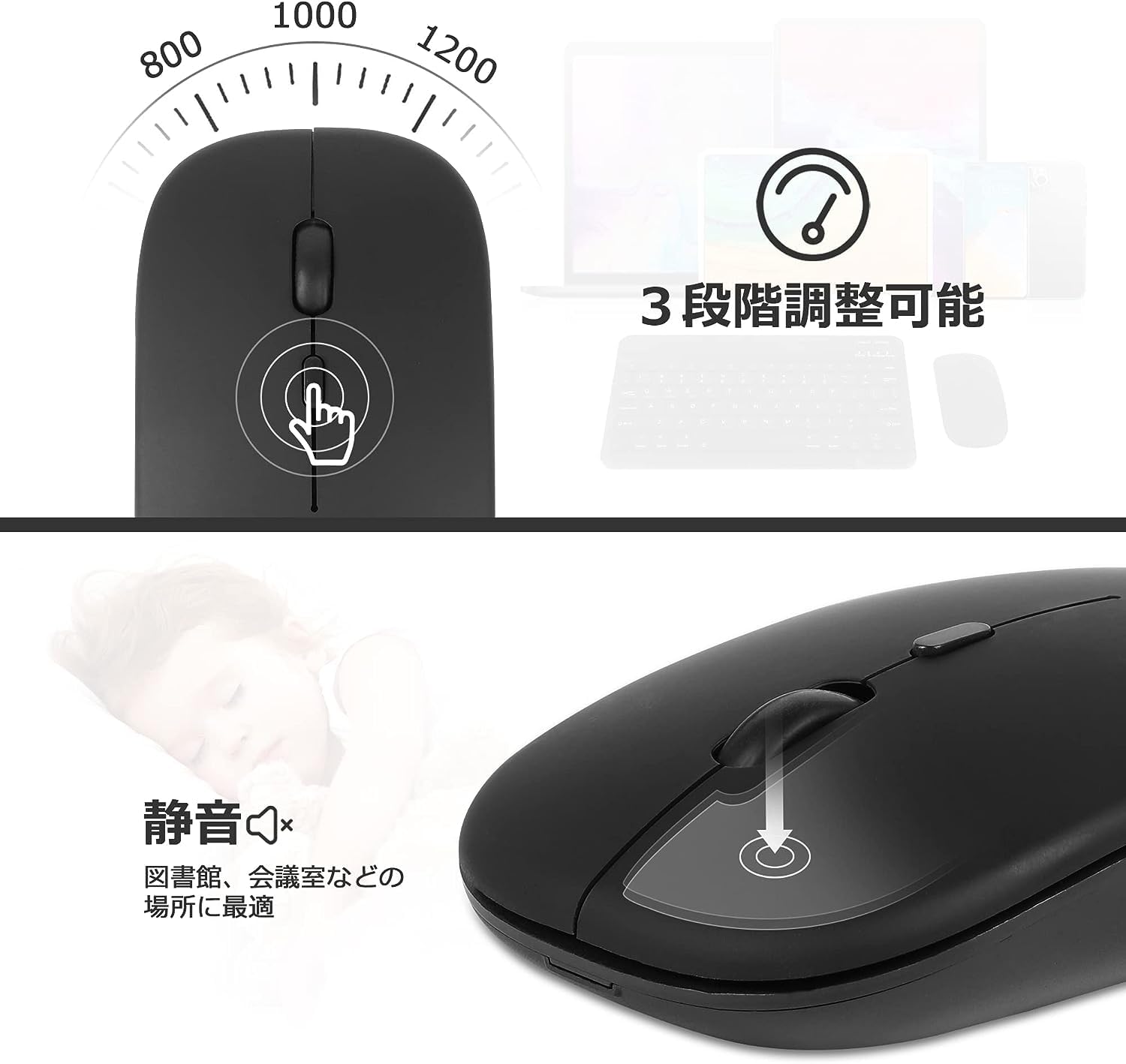 Amazon.co.jp: Bluetoothキーボードマウスセット i-Pad対応キーボード