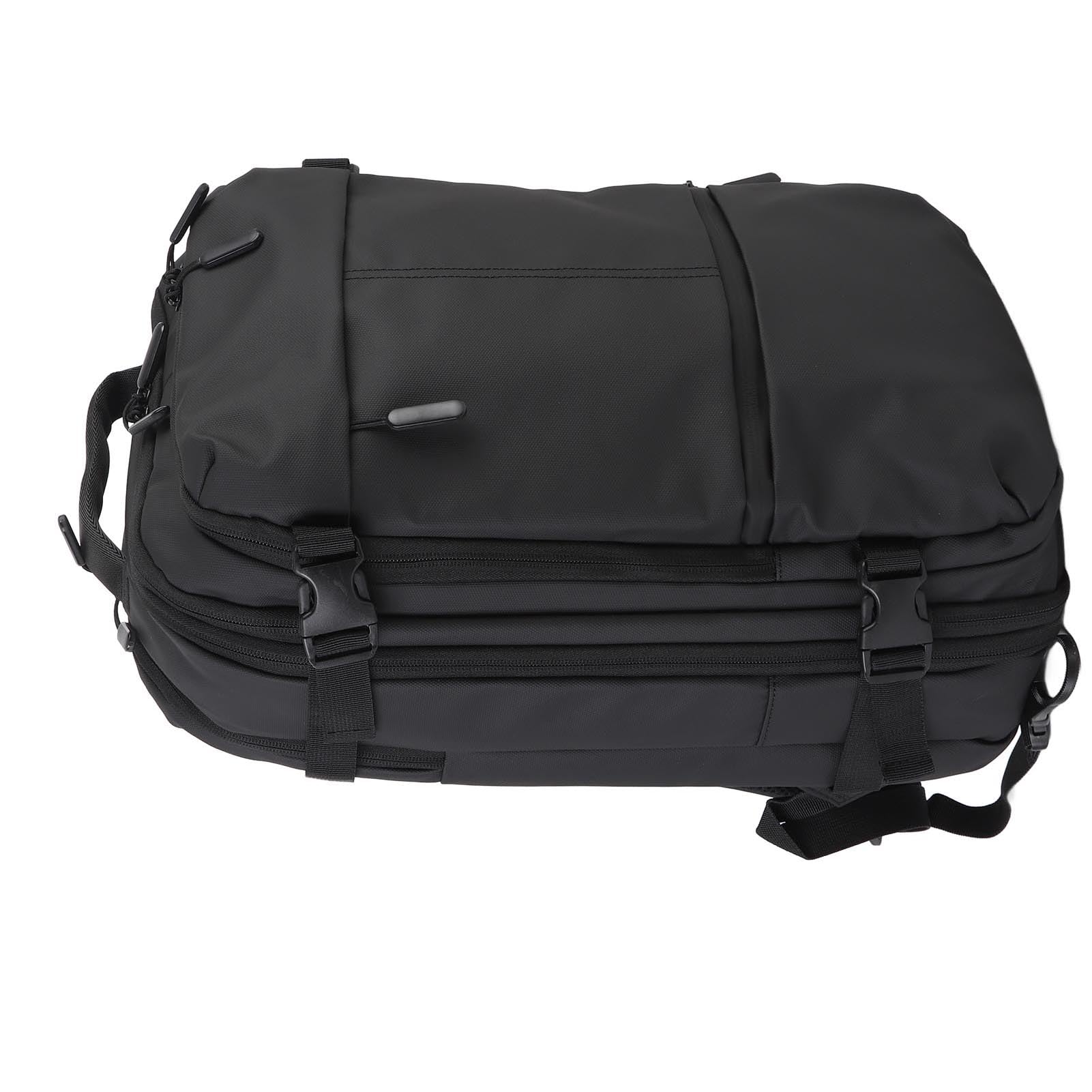 Haofy Rozszerzany bagaż Podręczny Kobiety Mężczyźni, Plecaki do 55L Przeciwdeszczowy Plecak Podróżny Port USB na Laptopa 17,3 Cala Pasek Samolotowy Podróż Służbowa Niezbędne Weekendy Torba