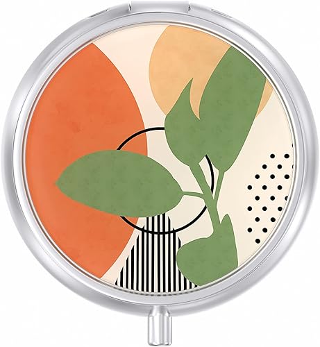 Miniatura 1 de Aiawoxc Pastillero, bonito pastillero de viaje para bolso, a prueba de humedad, pequeño pastillero, dispensador portátil de bolsillo para guardar