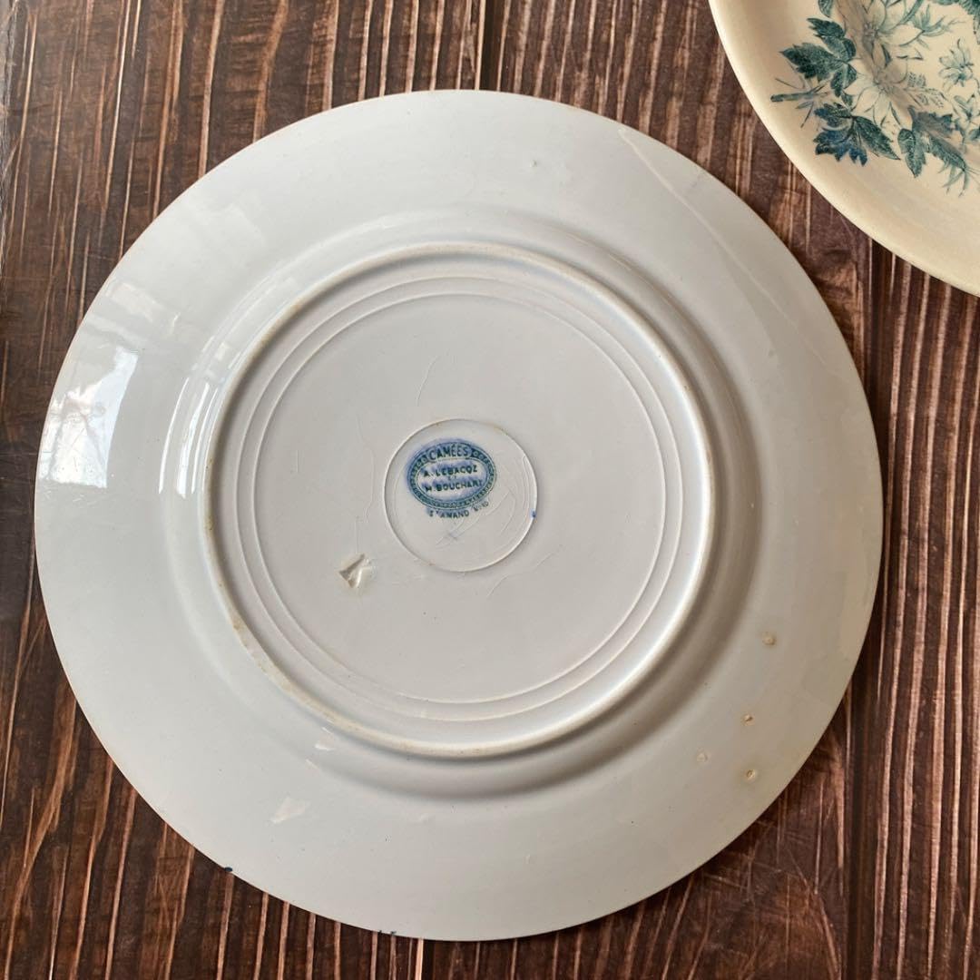 サンタマン st amand 変わりバスク柄 スープ皿 A サンタマン st amand