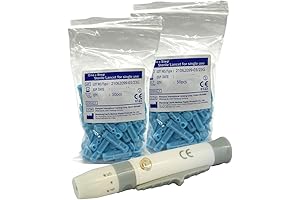 Keto-Mojo No-Code Lancing Device & Twist-Top Lancets for Blood Testing