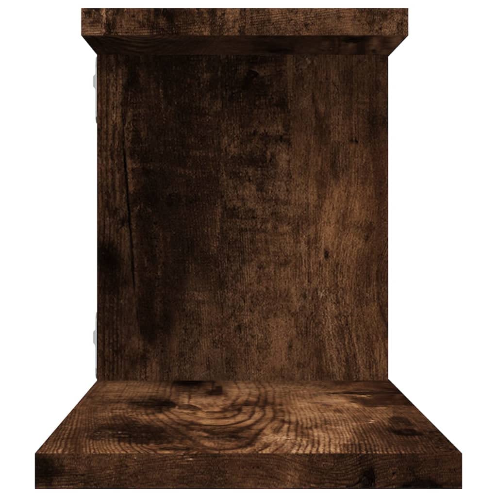 Mensola da parete per TV, 125 x 18 x 23 cm, moderna mensola sospesa in legno, elegante mensola sospesa per soggiorno, supporto TV per ricevitori, console e accessori multimediali