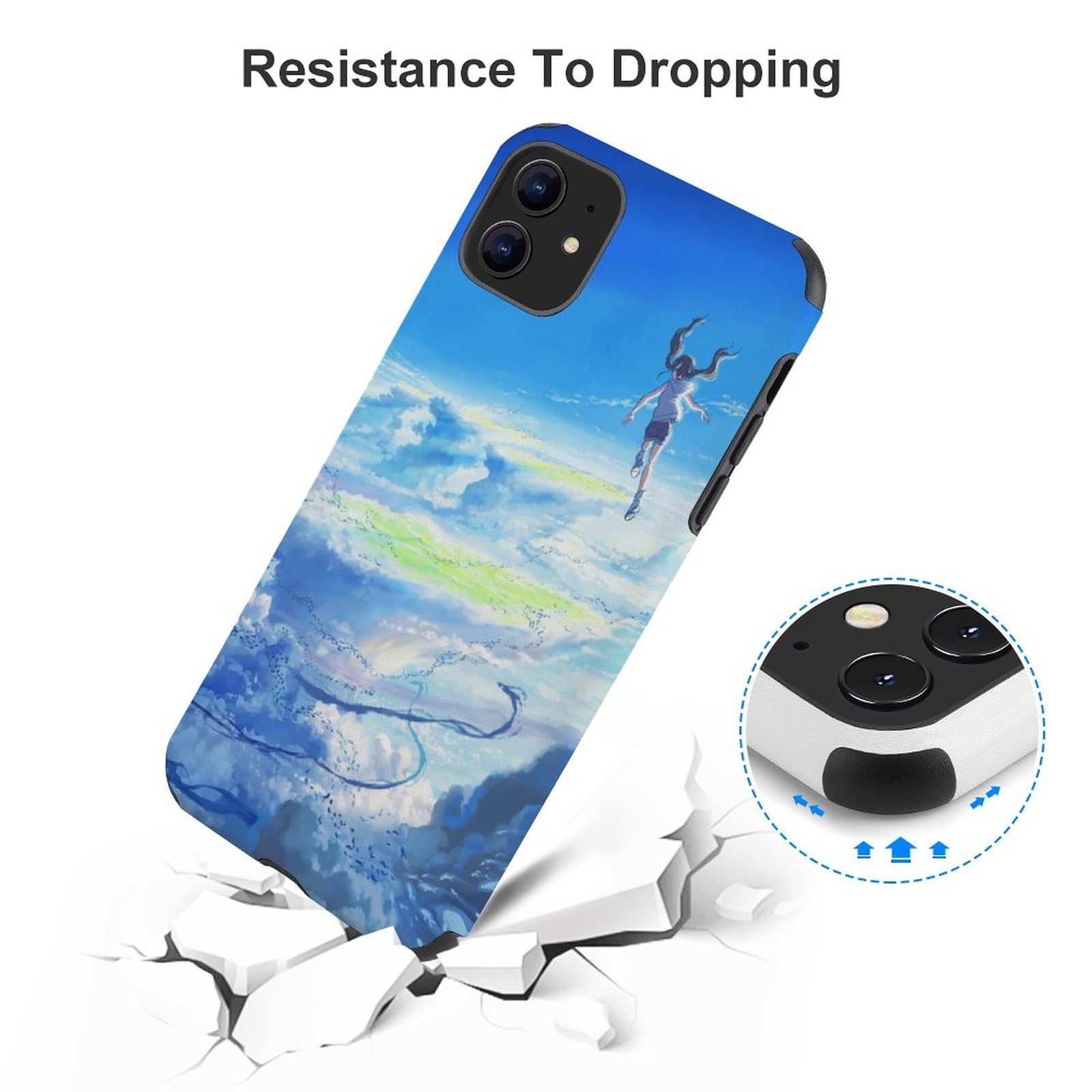 Amazon.co.jp: 天気の子 スマホ ケース iPhone 11 電話ケース アニメ 