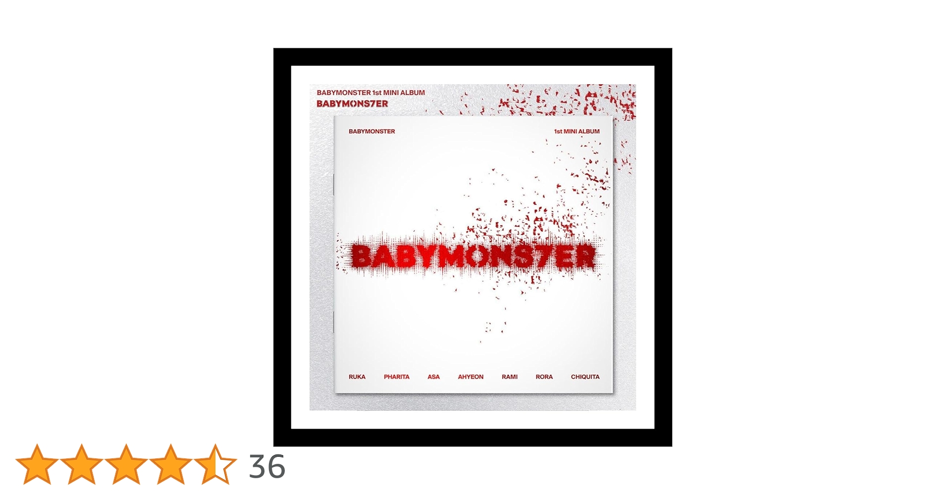 BABYMONSTER BABYMONS7ER 未開封　10個 BABYMONSTER [BABYMONS7ER] 1st Mini Album YG TAG RANDOM Ver