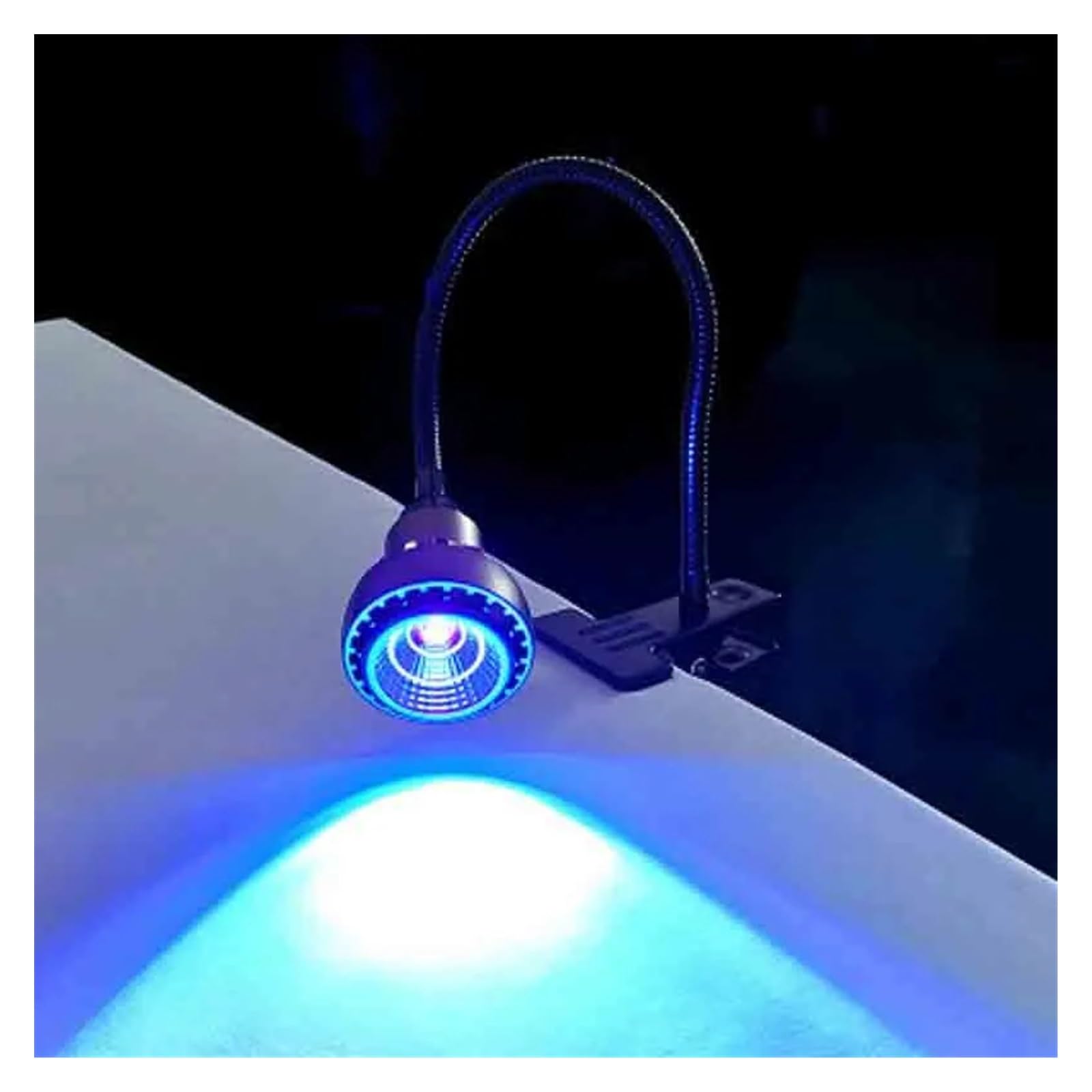 Światło UV, Clip-on 100W UV ultrafioletowa koloidalna lampa utwardzająca 365nm 395nm 405nm klej żywiczny klej bezcieniowy zielony olej naprawa płyty elektrycznej(395nm)