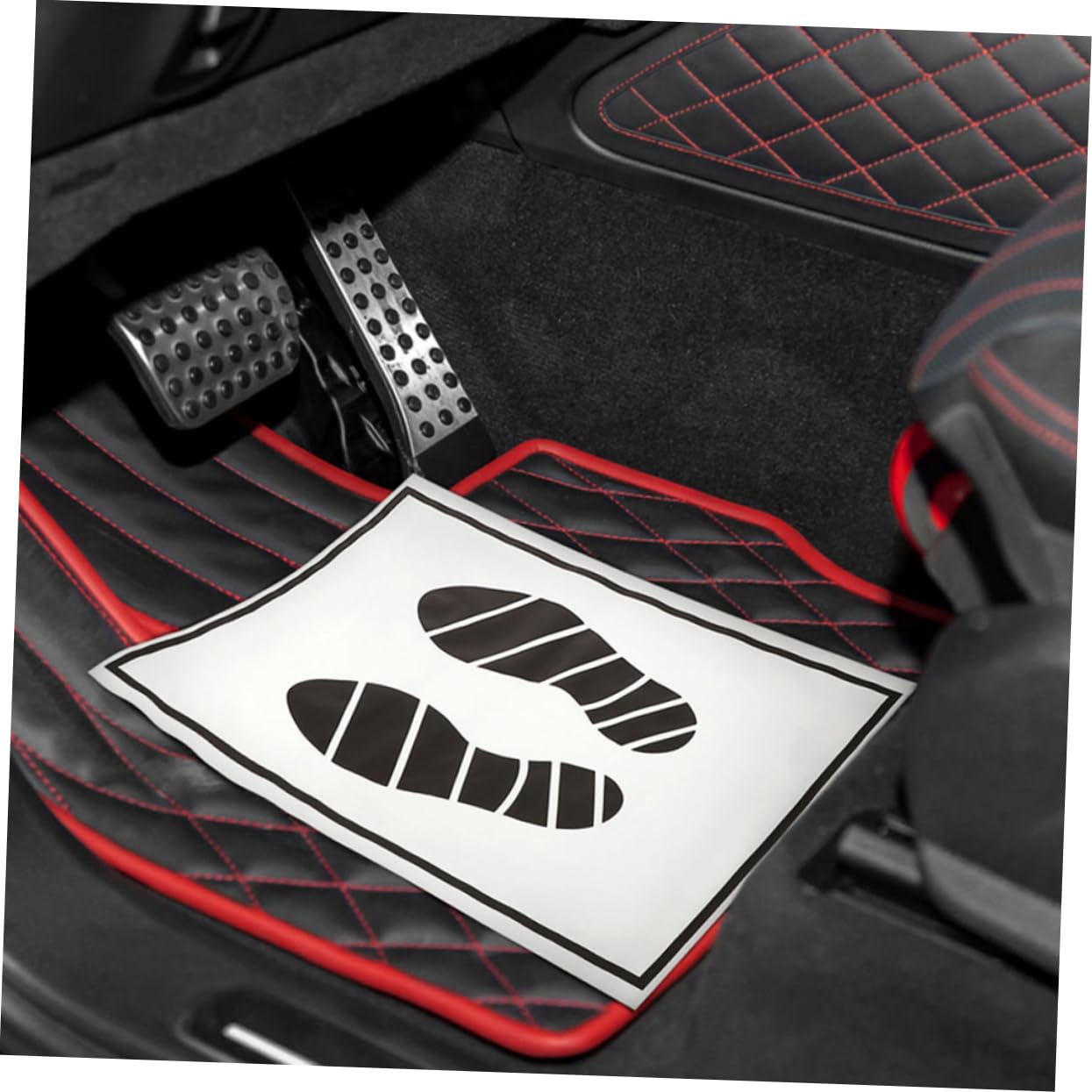 Zerodeko 30pcs Disposable Paper Floor Mats for Cars Protective Vehicle Foot Pads Auto Floor Protection for Vehicles — view 6