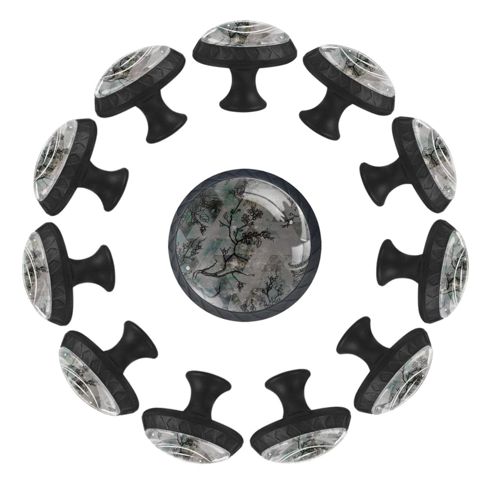 Boutons de tiroir ronds 35 mm lot de 12 poignées commode chambre et crèche