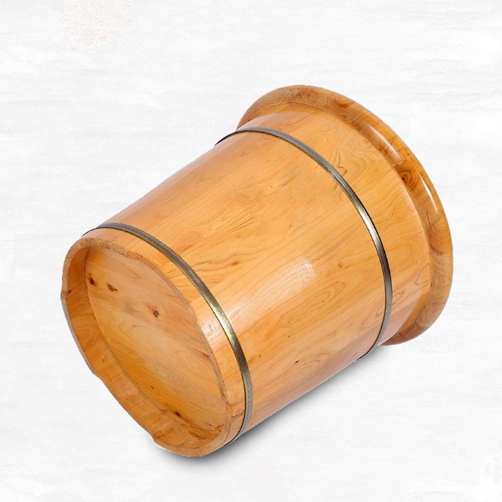 Vaschetta per pediluvi in ​​Botte di Legno per Piedi in ammollo, pediluvio Rilassante, Grande Vasca per pediluvio, Secchio per Piedi in Materiale Addensato.Pratico Comfortable Anniversary