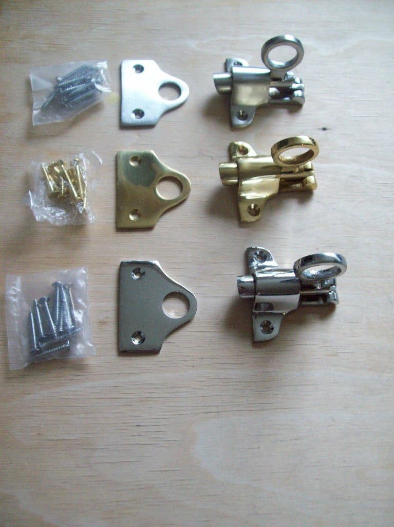 IRONMONGERY WORLD® Spring Loaded FANLIGHT Catch Fan Light LOFT Window ...