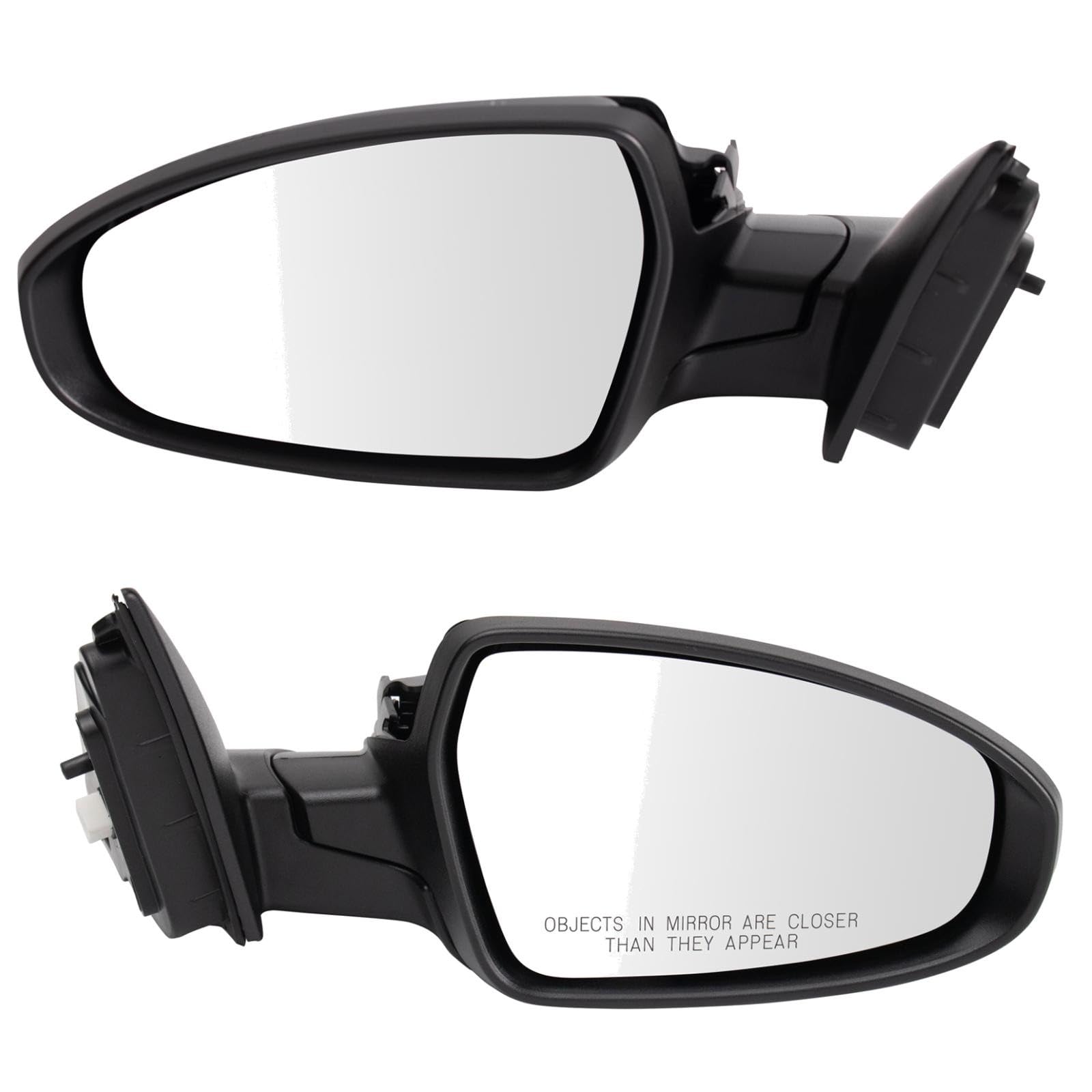 Amazon.com: Driver & Passenger Side Power Mirror Set Smooth Black