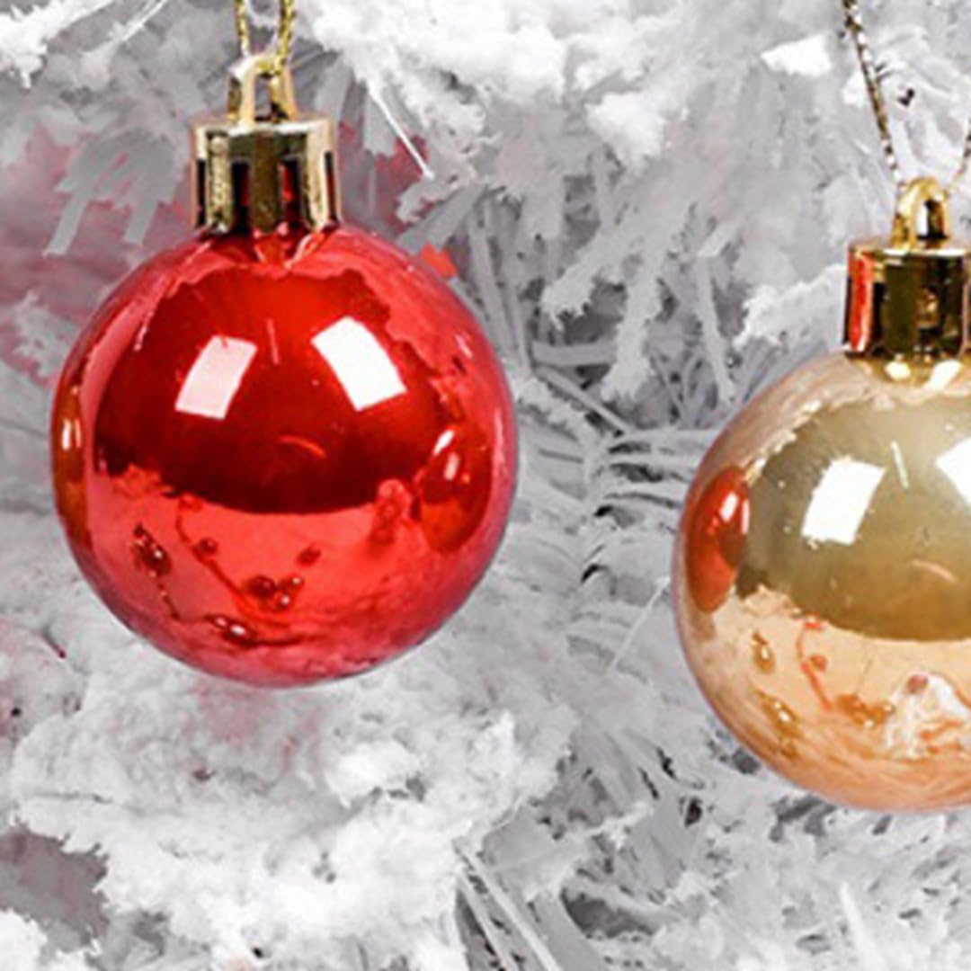 ドイツ リフレクターオーナメント 8cm レッド ゴールド 7cmシルバー 3