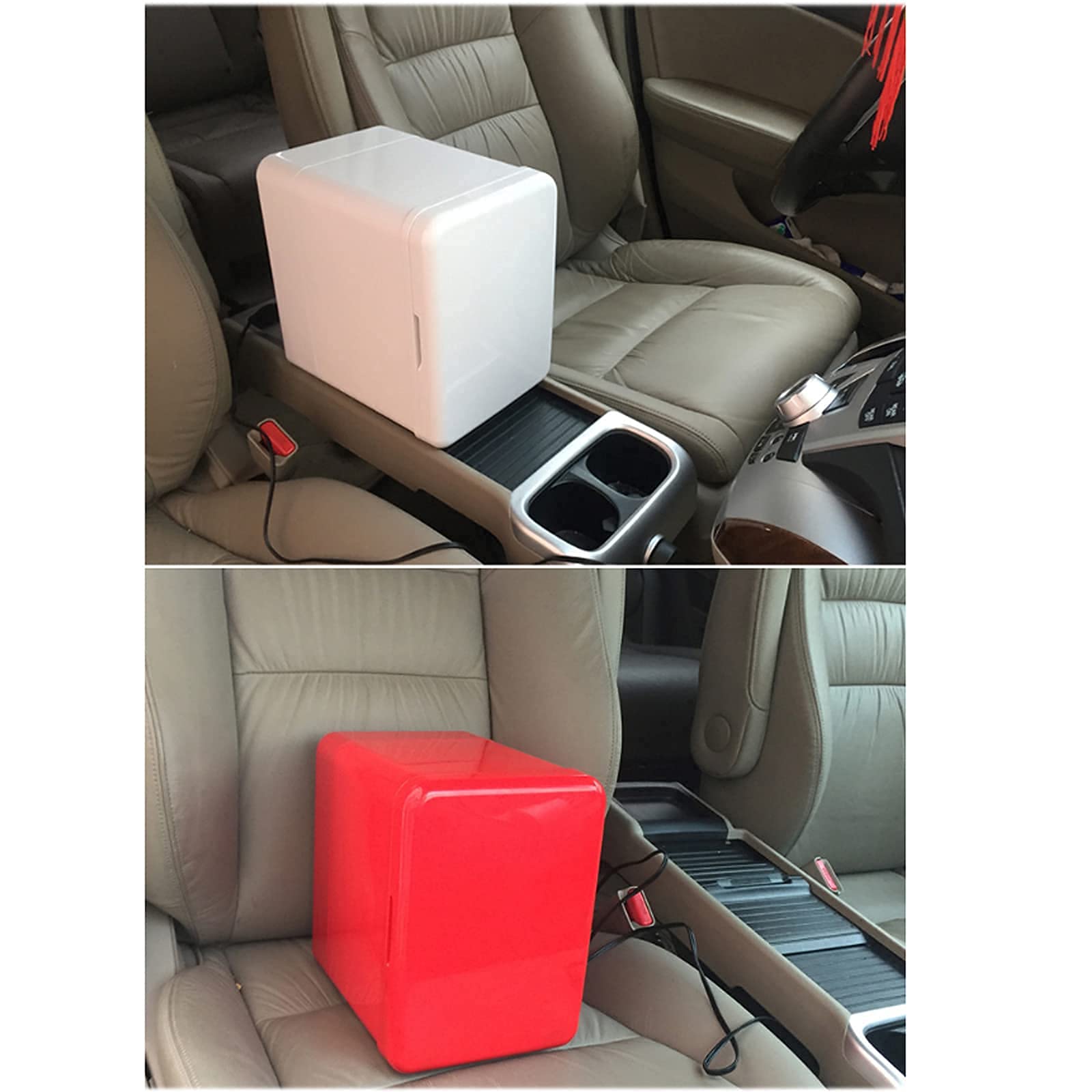 Mini réfrigérateur, réfrigérateur de Voiture électrique, système de Refroidissement et de Chauffage à Double Usage pour réfrigérateur de Maquillage pour Voiture, pour Voiture et ma