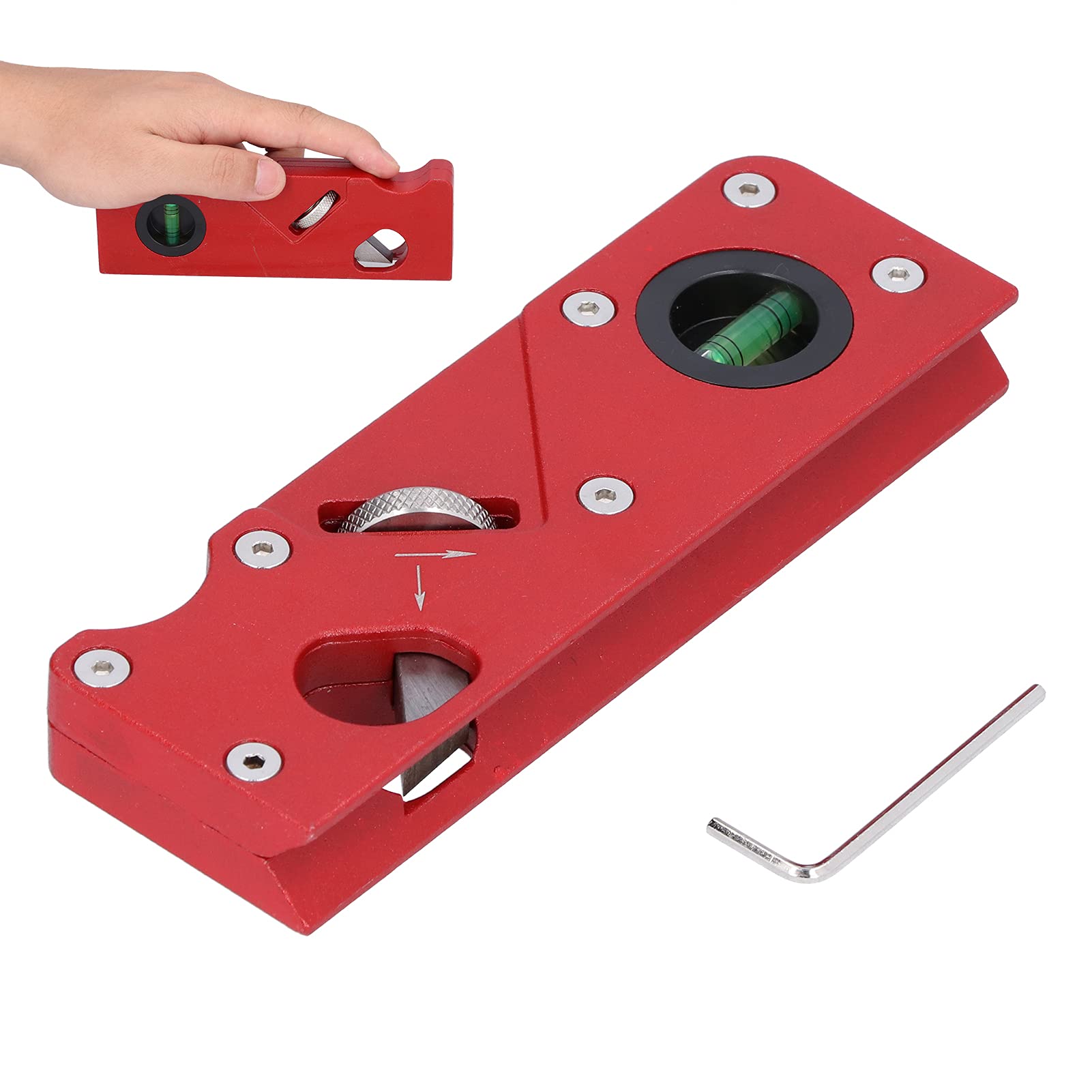 Cepillo de Mano, Herramienta de Aplanamiento de Borde Plano de Mano Plano de Chaflán para Productos de Madera Hechos a Mano para Manualidades de Muebles de Madera