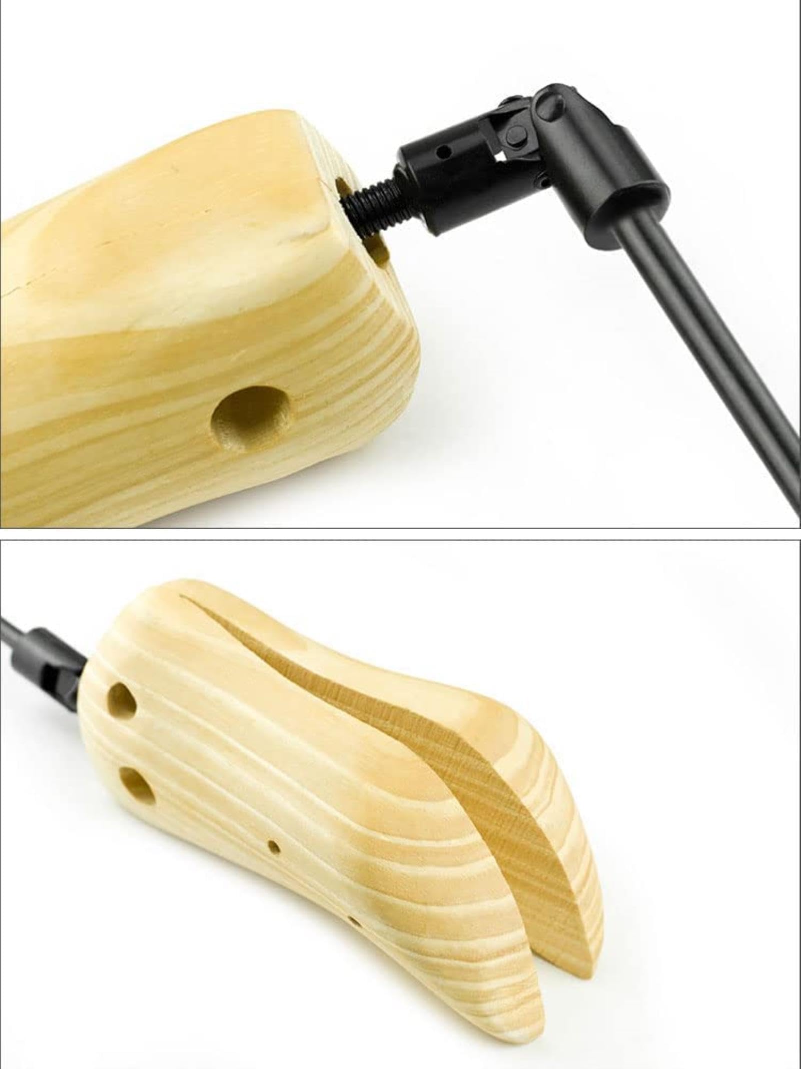 REVAHI 1 Uds. Camilla de Madera para Zapatos Ajustable para Botas Informales, Zapatos Planos, Soporte de árbol, Soporte para Calzado, expansor de hormas para Hombres y Mujeres