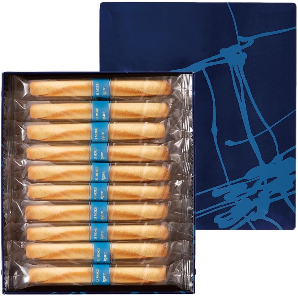 Yoku Moku Cookies 20 PCS Japanese Cookies Cigar Yokumoku 20 Rolls
