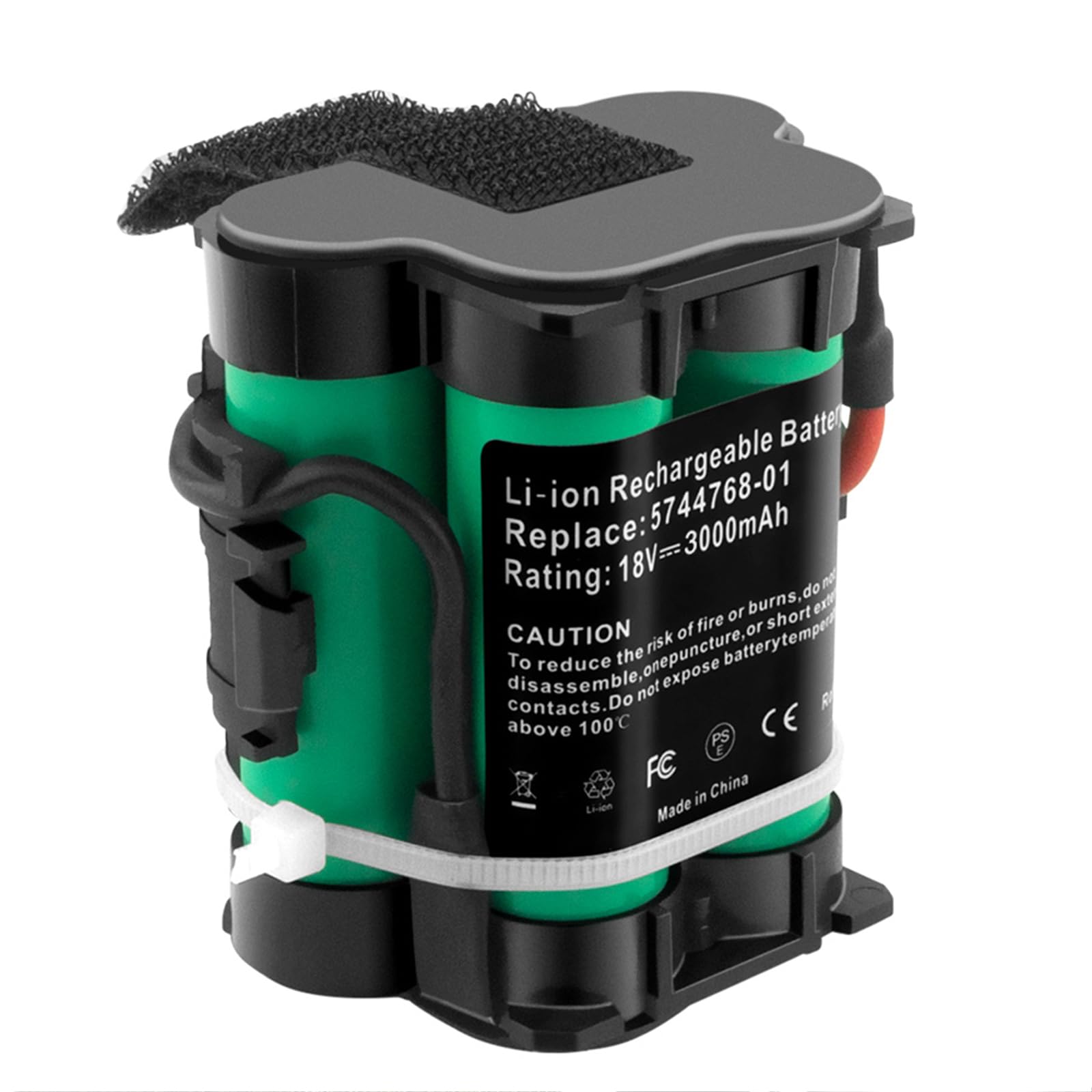 Batería de Litio 3000mAh 18V Compatible con Gardena R38Li R40Li R45Li R50Li R70Li R75Li R80Li, Flymo 1200R, Husqvarna Automower 105 305 308 308X, McCulloch Rob R600 R800 R1000
