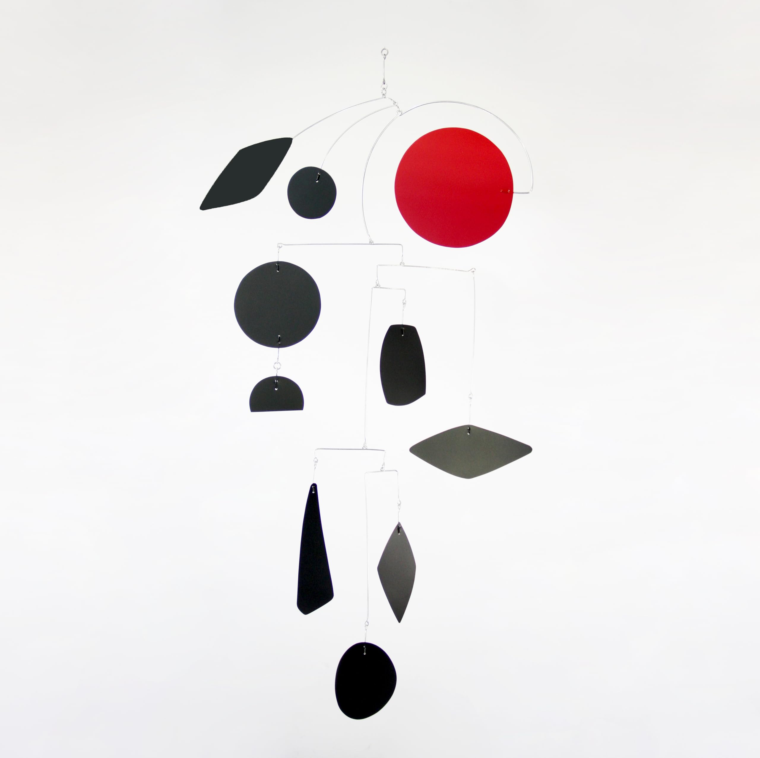 Red Moon Mobile | Hanging Art Mobile