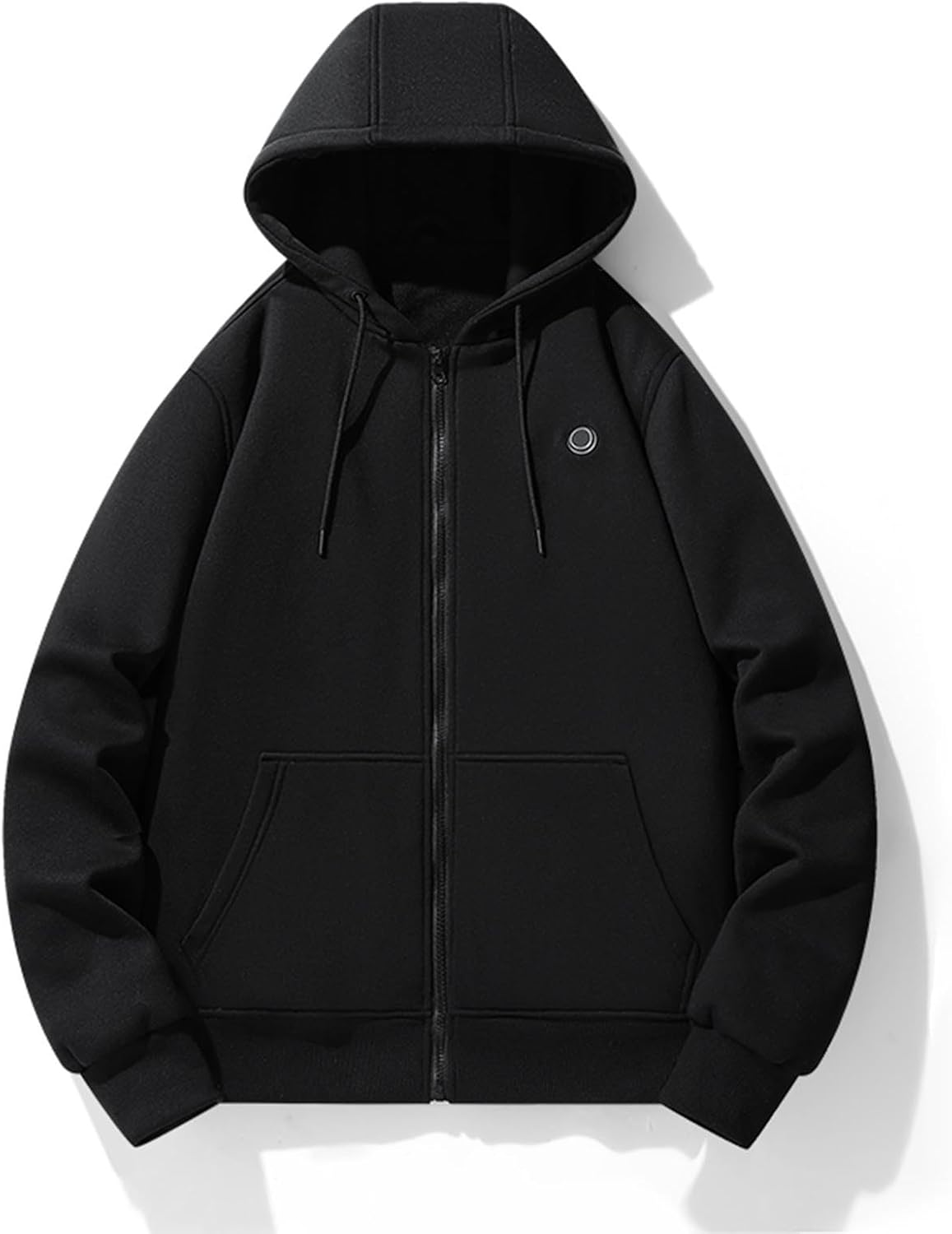 Heated Hoodie for Men Warm Fleece Lined Heating Jackets Sweatshirt Zip up Hoodies Soft 10 Heating Zones Heated Jacket