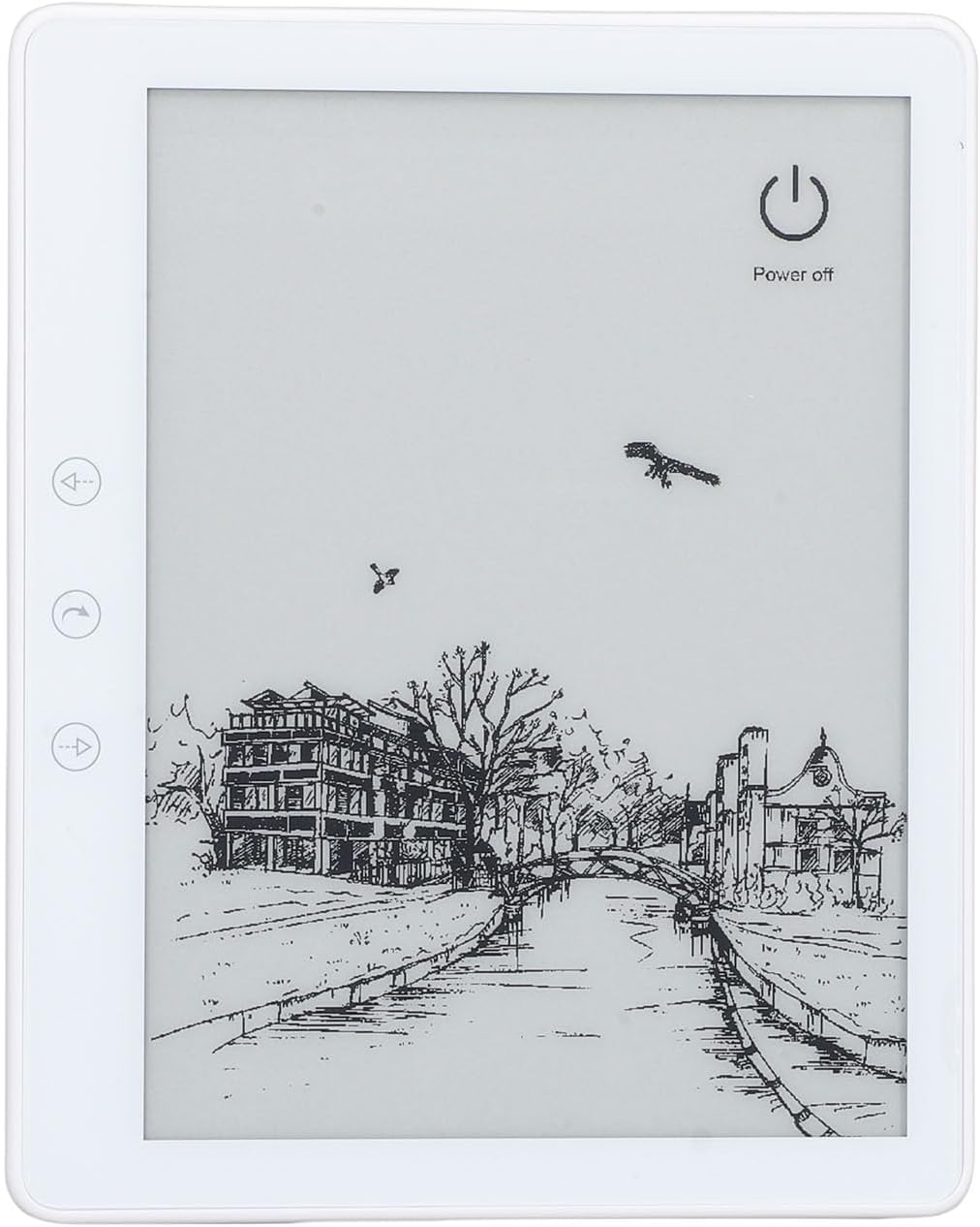 5.8 Inch EReader, Ultra Slim WiFi 300PPI Pixels Density Ink Screen Reader, Open System Reader with WiFi Sync, Ideal for Reading