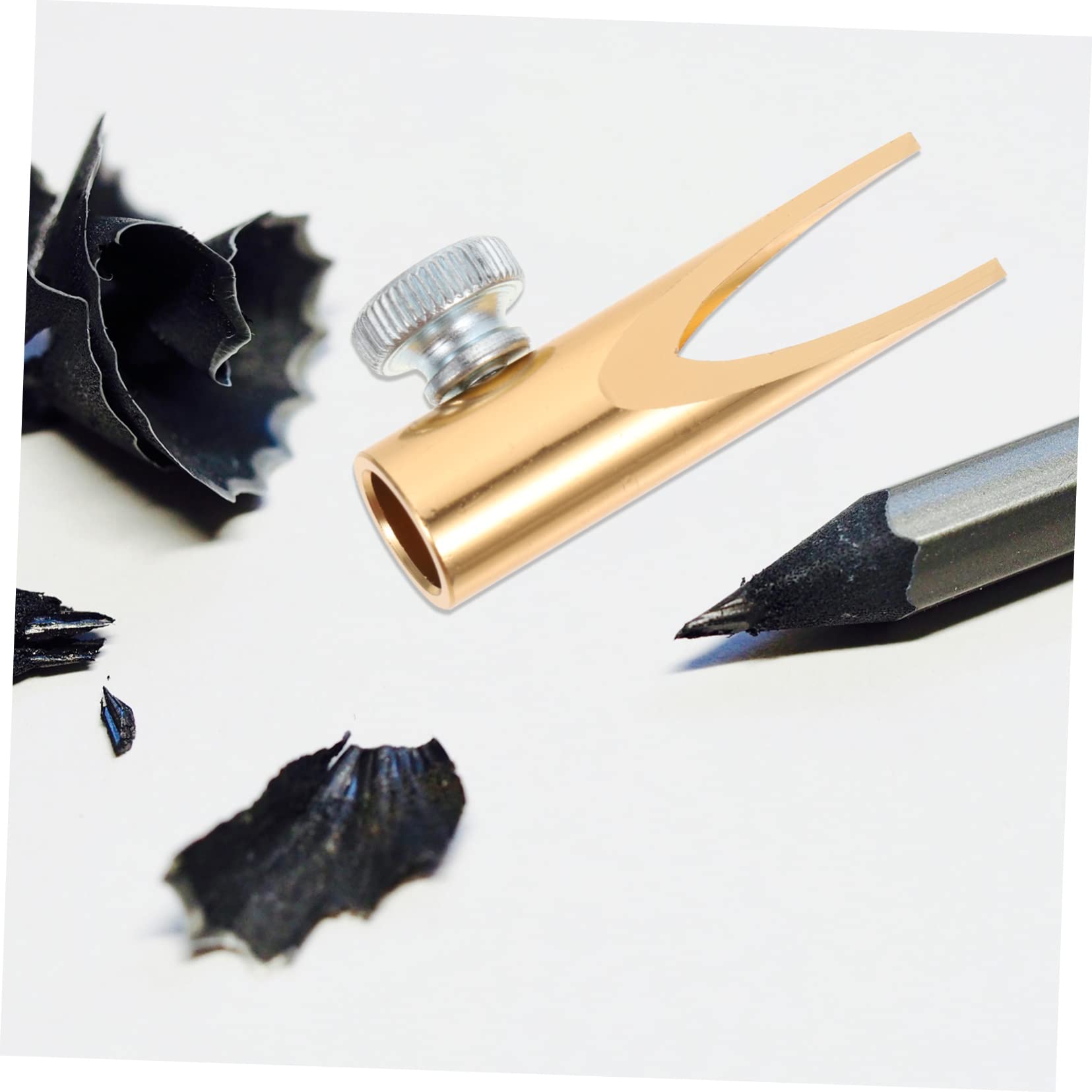 Healeved 5pezzi Temperamatite Manuale Per Matite e Fard Affilatore Doppio Per Matite Colorate e Eyebrow Pencil Design Elegante e Funzionale Per Artist e Studenti