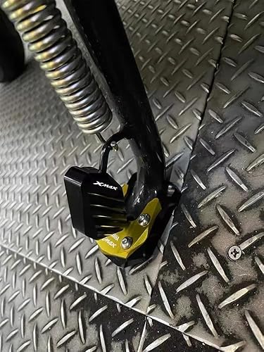 Miniatura 3 de Motorcycle Side Stand pad Motorcycle Accessories Kickstand Side Stand Extension Enlarger Pad Side Bracket for Y&AMAHA Xmax X-MAX 125 250 300 400
