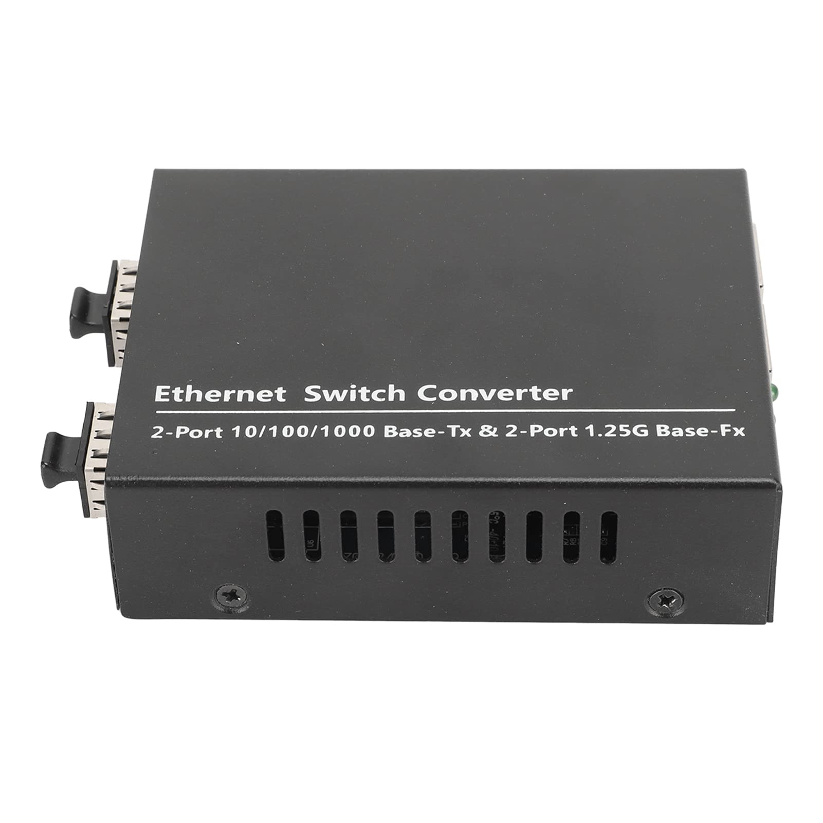 Gigabit Fibre Media Converter, Konwerter SFP na RJ45 Ethernet Plug and Play Fibre Transceiver Moduł SFP, 10/100/1000Base TX, Transmisja do 120 Km