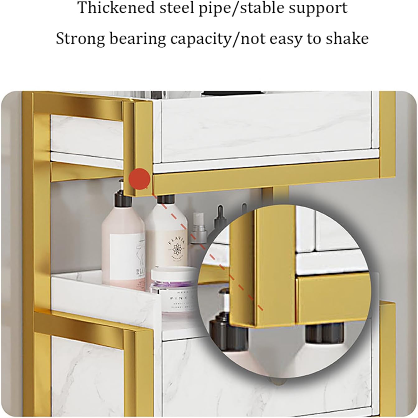 壁掛けスタイリングサロンステーション、フェイシャルサロン収納キャビネット、ヘアカットステーション、収納引き出し2つ付き、理髪店ヘアス