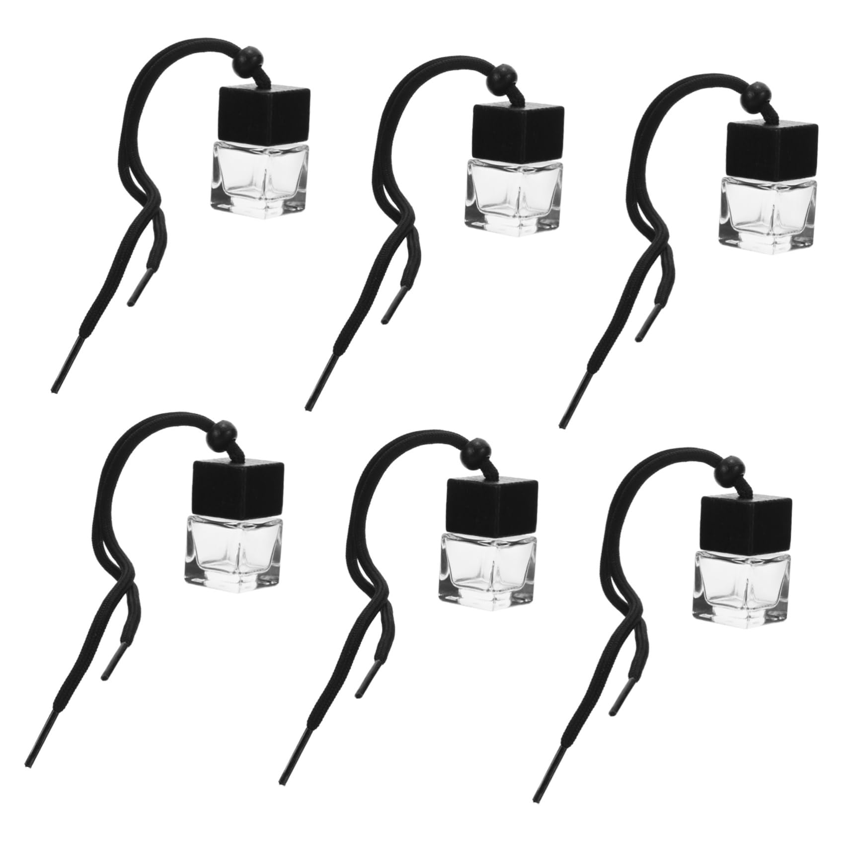 iplusmile 5 Set Da 8 Ml Di Diffusore Di Profumo Per Auto Contenitore Ricaricabile Stile Alla Moda Per Auto E Ufficio 6 Pezzi * 5