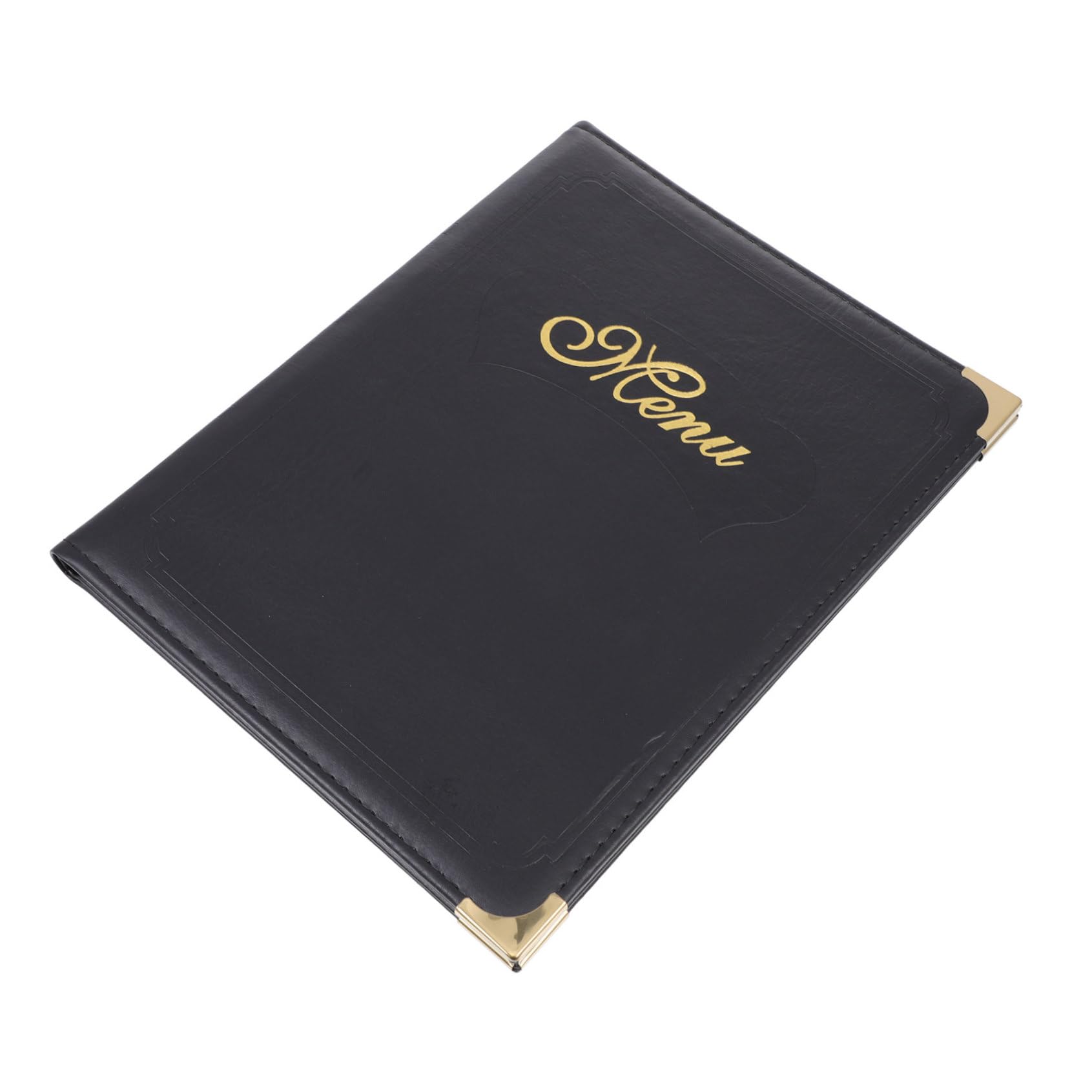 Healeved 10 Piezas Libro De Menú A4 Carpetas De Carpetas Menú Del Restaurante Titulares De Menú Funda De Cuero Letreros Personalizados Carpas De Mesa Tienda Alimento Soporte Pu Simple