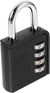 Veemoon Padlocks for Outdoor Use Baggage Lock Luggage Lock for Travel Suitcase Lock Digital Padlock Luggage Zipper Lock 4 Dial Lock Locks with Code Outdoor Locker Lock Code Lock Backpack