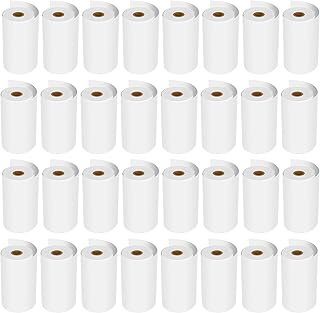 NineLeaf 40 Roll Compatible for Brother RD-M01U5 RDM01U5 102mm 4' Thermal Paper Rolls POS Receipt Paper Roll Cash Register Papers Continuous Length Labels for RJ-4030 RJ-4040 TD-4000 Label Printer