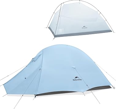 Naturehike Cloud Up 1 Person Camping Tent, Lightweight Backpacking