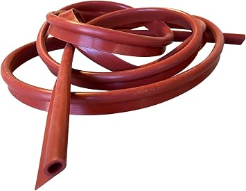 Silicon Tadpole Seal, P-Gasket 12 feet - for BBQ Smoker Door Gasket 7/16 x 15/16 Wide x 12 ft