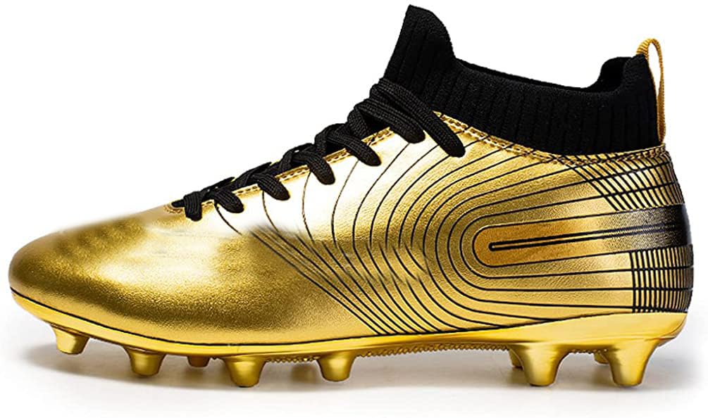 Chaussures de Football Professionnel Homme Crampons de Foot Homme Antidérapant Athlétisme Entrainement Spike Chaussures de Foot de Crampon Sport Adolescents