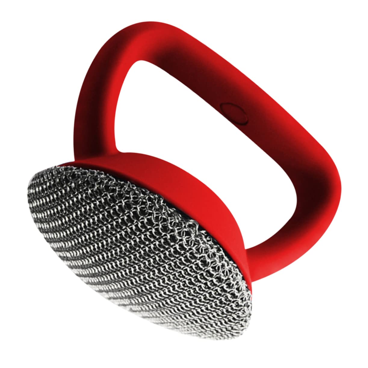 Beavorty Metal Brush for Pot Dish Scrubber Ergonomic Handle Dish Wand for Kitchen