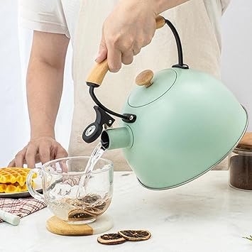 Wmart Whistling Tea Kettle 3L Whistle Stainless Steel Top Kettle Teapot for Cooker (70033723WM)