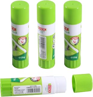 Aokin 3D Printer Glue Stick PVP Adhesive Glue for Reduce Warping Hot Bed Print PLA ABS PET PETG Filament, Arts and Crafts, Washable, 4 Pcs